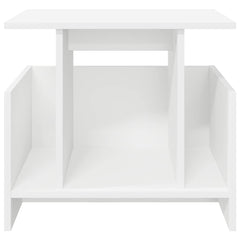 vidaXL TV Stand 50 x 35 x 45 cm White Engineered Wood 5
