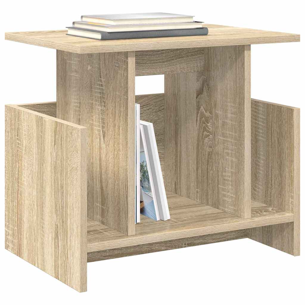 vidaXL TV Stand 50 x 35 x 45 cm Sonoma Oak Engineered Wood 3