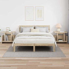vidaXL TV Stand 2 pcs Sonoma Oak Engineered Wood 4