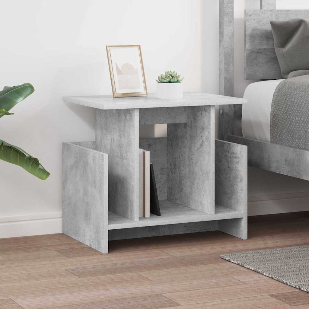 vidaXL TV Stand 2 pcs Concrete Grey Engineered Wood 5