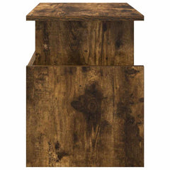vidaXL TV Stand 50 x 35 x 45 cm Smoked Oak Engineered Wood 6