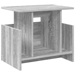 vidaXL TV Stand 50 x 35 x 45 cm Grey Sonoma Engineered Wood 2