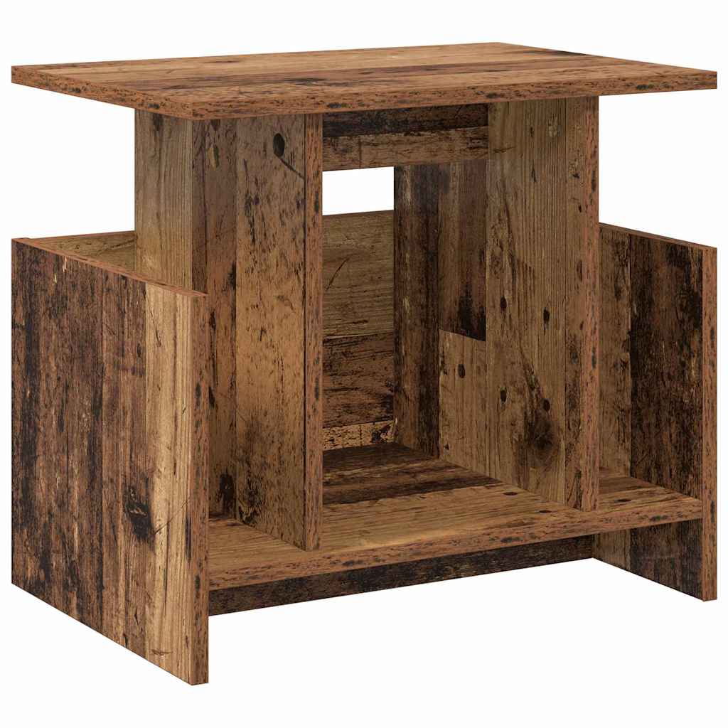 vidaXL TV Stand 50 x 35 x 45 cm Old Wood Engineered Wood 2
