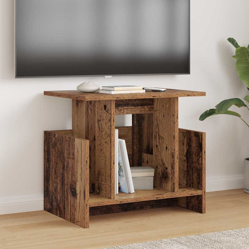 vidaXL TV Stand 2 pcs Old Wood Engineered Wood 1