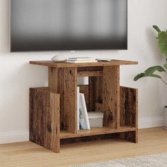 vidaXL TV Stand 2 pcs Old Wood Engineered Wood 1