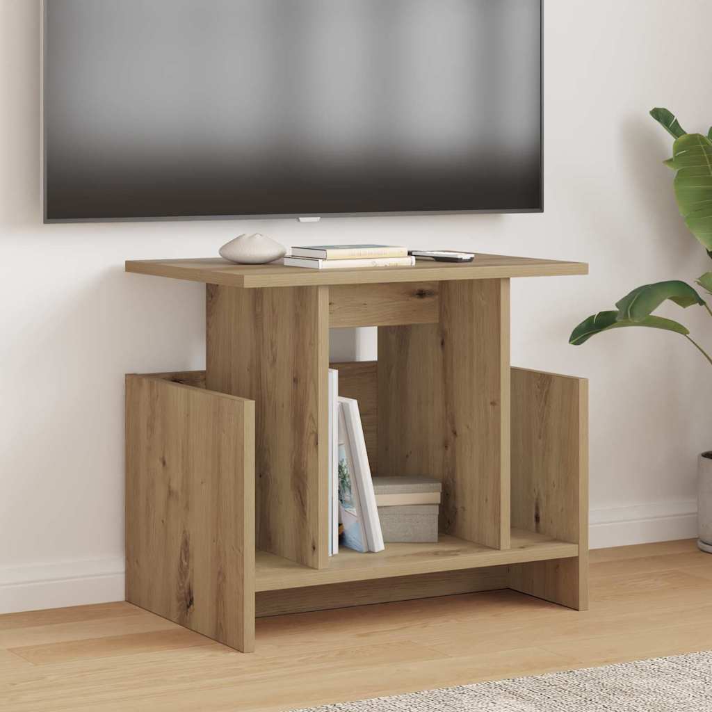 vidaXL TV Stand 50 x 35 x 45 cm Artisan Oak Engineered Wood 1