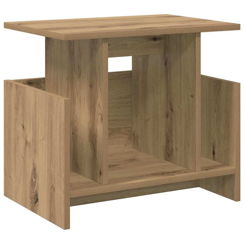 vidaXL TV Stand 50 x 35 x 45 cm Artisan Oak Engineered Wood 2