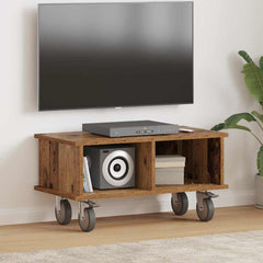 vidaXL TV Stand 68.5 x 35 x 35 cm Old Wood Engineered Wood 1