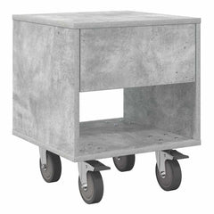 vidaXL Bedside Table 2 pcs Concrete Grey 40.5 x 40 x 48 cm 5