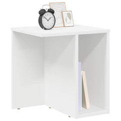 vidaXL End Table 2 pcs White 37 x 32 x 40 cm Engineered Wood 3