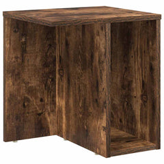 vidaXL End Table 2 pcs Smoked Oak 37 x 32 x 40 cm Engineered Wood 5