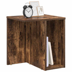 vidaXL End Table 2 pcs Smoked Oak 37 x 32 x 40 cm Engineered Wood 3
