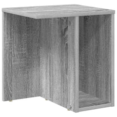 vidaXL End Table 2 pcs Grey Sonoma 37 x 32 x 40 cm Engineered Wood 5