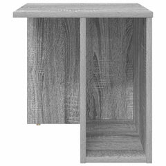 vidaXL End Table 2 pcs Grey Sonoma 37 x 32 x 40 cm Engineered Wood 6