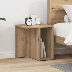 vidaXL End Table 2 pcs Artisan Oak 37 x 32 x 40 cm Engineered Wood 1