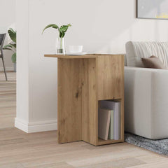 vidaXL End Table Artisan Oak 35 x 40 x 55 cm Engineered Wood 4