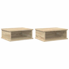 vidaXL Bedside Table 2 pcs Sonoma Oak 40 x 31 x 15 cm Engineered Wood 2