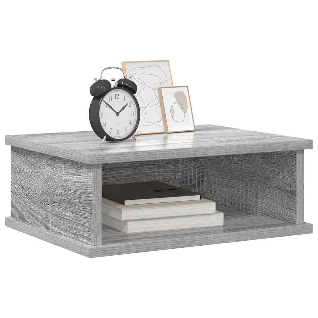 vidaXL Bedside Table 2 pcs Grey Sonoma 40 x 31 x 15 cm Engineered Wood 3