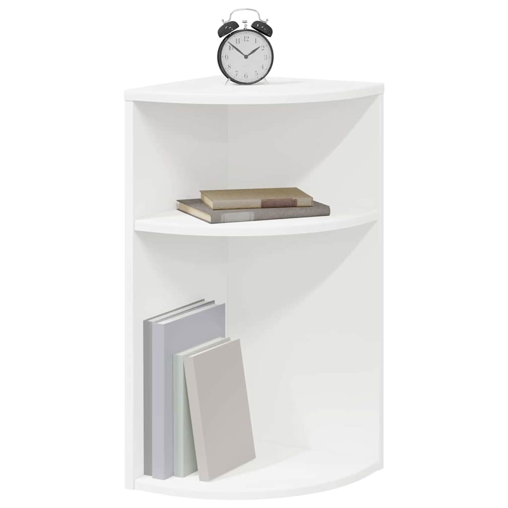 vidaXL End Table White 29.6 x 29.6 x 60 cm Engineered Wood 3