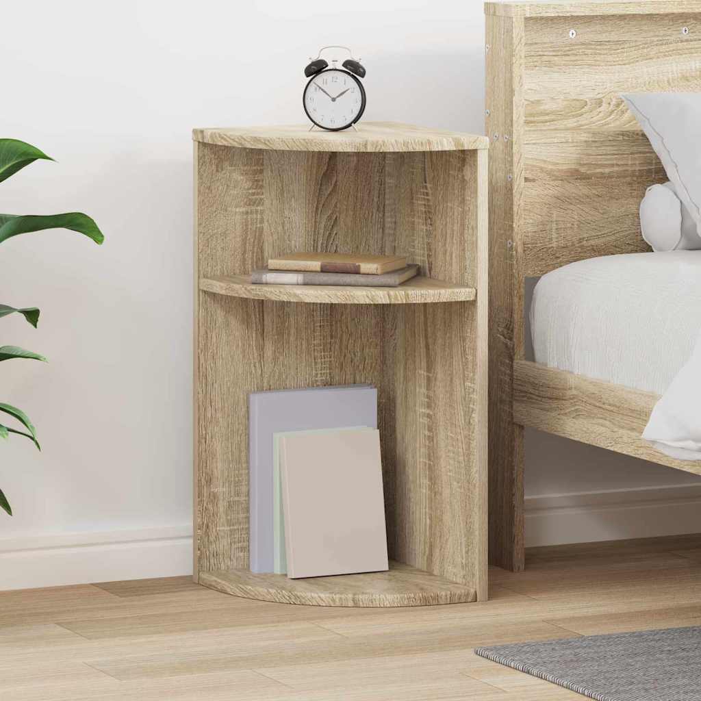 vidaXL End Table Sonoma Oak 29.6 x 29.6 x 60 cm Engineered Wood 1