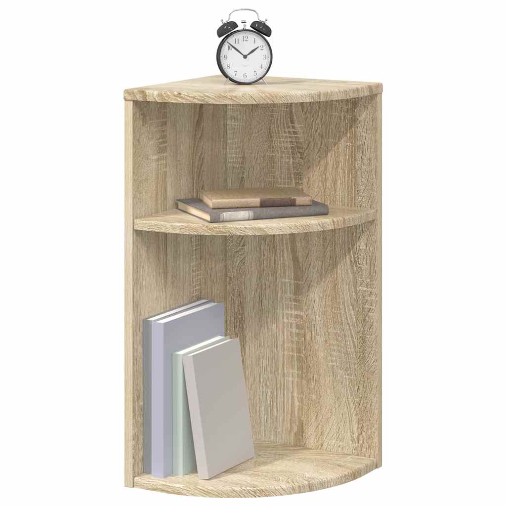 vidaXL End Table Sonoma Oak 29.6 x 29.6 x 60 cm Engineered Wood 3