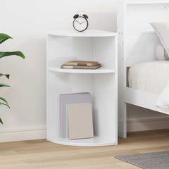vidaXL End Table High Gloss White 29.6 x 29.6 x 60 cm Engineered Wood 1