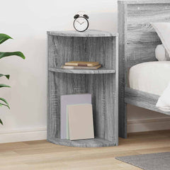 vidaXL End Table Grey Sonoma 29.6 x 29.6 x 60 cm Engineered Wood 1