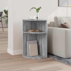 vidaXL End Table Grey Sonoma 29.6 x 29.6 x 60 cm Engineered Wood 4
