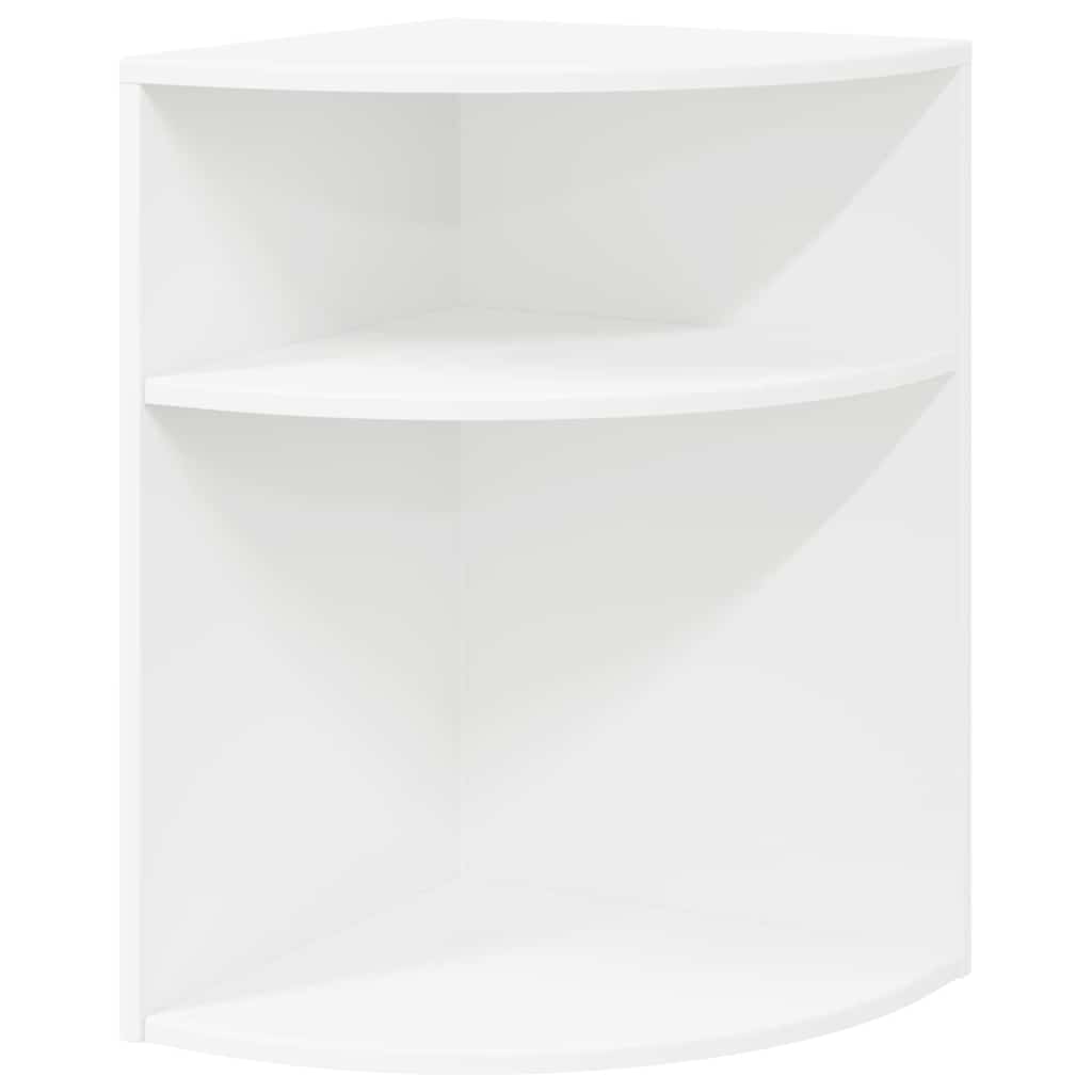 vidaXL End Table White 39.7 x 39.7 x 60 cm Engineered Wood 2