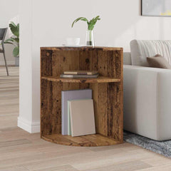 vidaXL End Table Old Wood 39.7 x 39.7 x 60 cm Engineered Wood 4
