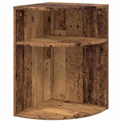 vidaXL End Table Old Wood 39.7 x 39.7 x 60 cm Engineered Wood 2