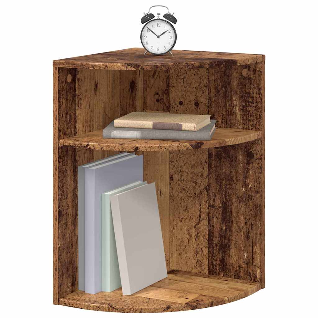 vidaXL End Table Old Wood 39.7 x 39.7 x 60 cm Engineered Wood 3