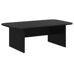 vidaXL Coffee Table Black 93 x 53 x 33 cm Engineered Wood 2