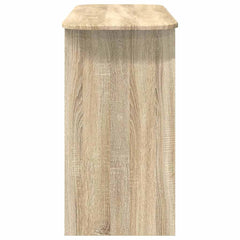 vidaXL Console Table Sonoma Oak 93 x 40 x 75 cm Engineered Wood 6