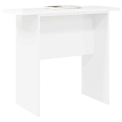 vidaXL Console Table High Gloss White 93 x 40 x 75 cm Engineered Wood 3