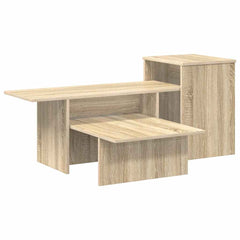 vidaXL Console Table Sonoma Oak 91.5 x 35 x 38.5 cm Engineered Wood 2
