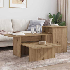 vidaXL Console Table Artisan Oak 91.5 x 35 x 38.5 cm Engineered Wood 4
