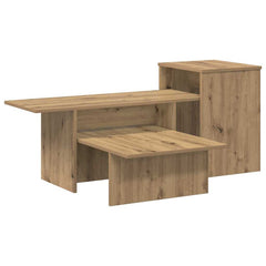 vidaXL Console Table Artisan Oak 91.5 x 35 x 38.5 cm Engineered Wood 2