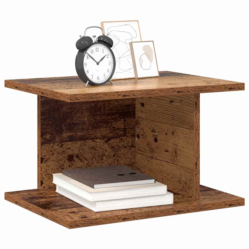 vidaXL Bedside Table 2 pcs Old Wood 40 x 30 x 25 cm Engineered Wood 3