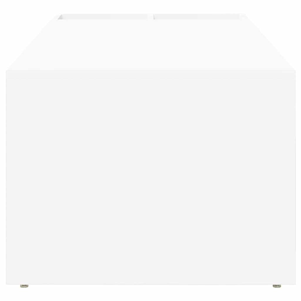 vidaXL Coffee Table White 101.5 x 50 x 37 cm Engineered Wood 6