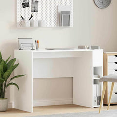 Desk Engineered Wood 109 x 50 x 78 cm White