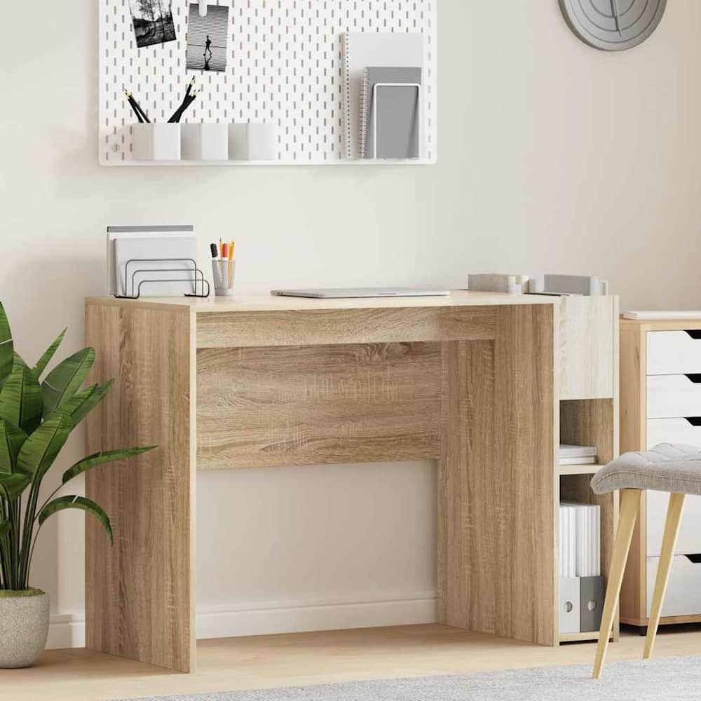 Desk Engineered Wood 109 x 50 x 78 cm Sonoma oak
