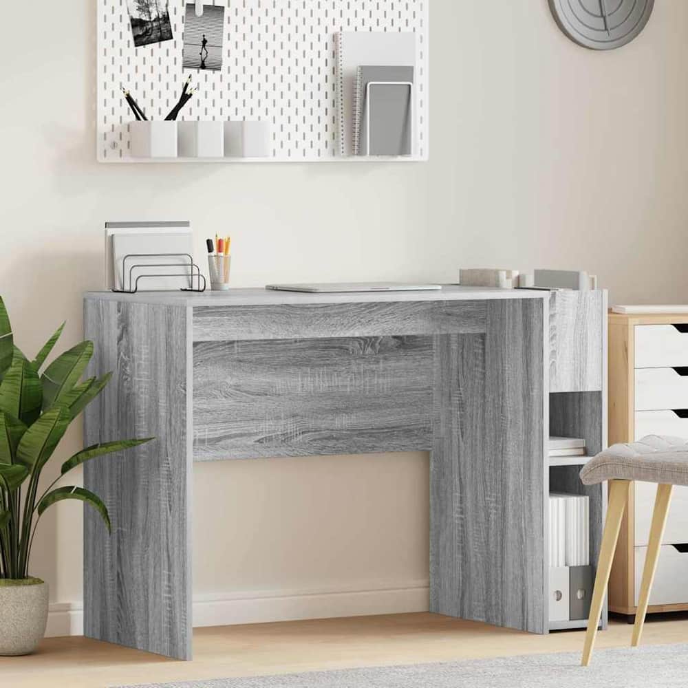 Desk Engineered Wood 109 x 50 x 78 cm Grey sonoma