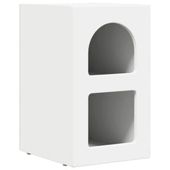 vidaXL Bedside Table ELST 2 pcs White 29.5 x 33.5 x 50 cm 5