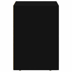 vidaXL Bedside Table ELST Black 29.5 x 33.5 x 50 cm Engineered Wood 5