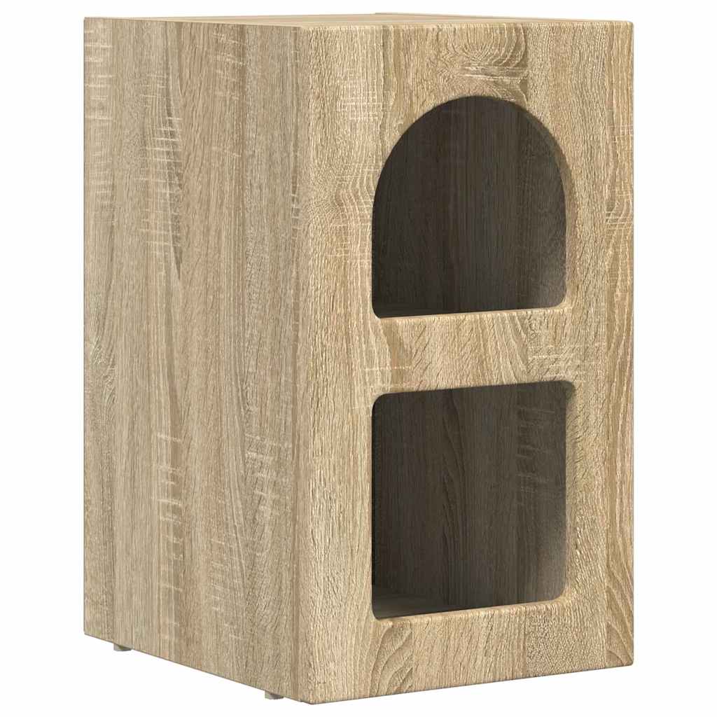 vidaXL Bedside Table ELST Sonoma Oak 29.5 x 33.5 x 50 cm 2