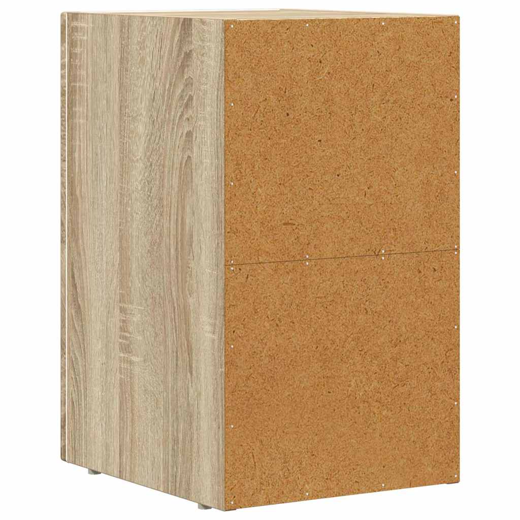 vidaXL Bedside Table ELST Sonoma Oak 29.5 x 33.5 x 50 cm 6