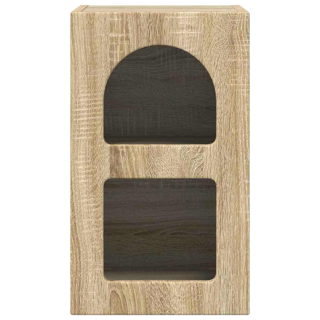 vidaXL Bedside Table ELST Sonoma Oak 29.5 x 33.5 x 50 cm 4