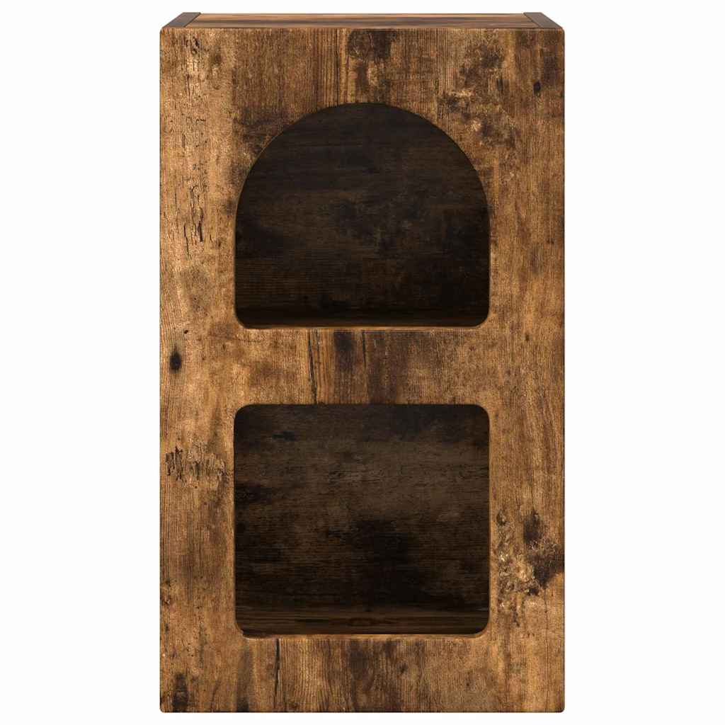 vidaXL Bedside Table ELST 2 pcs Smoked Oak 29.5 x 33.5 x 50 cm 6