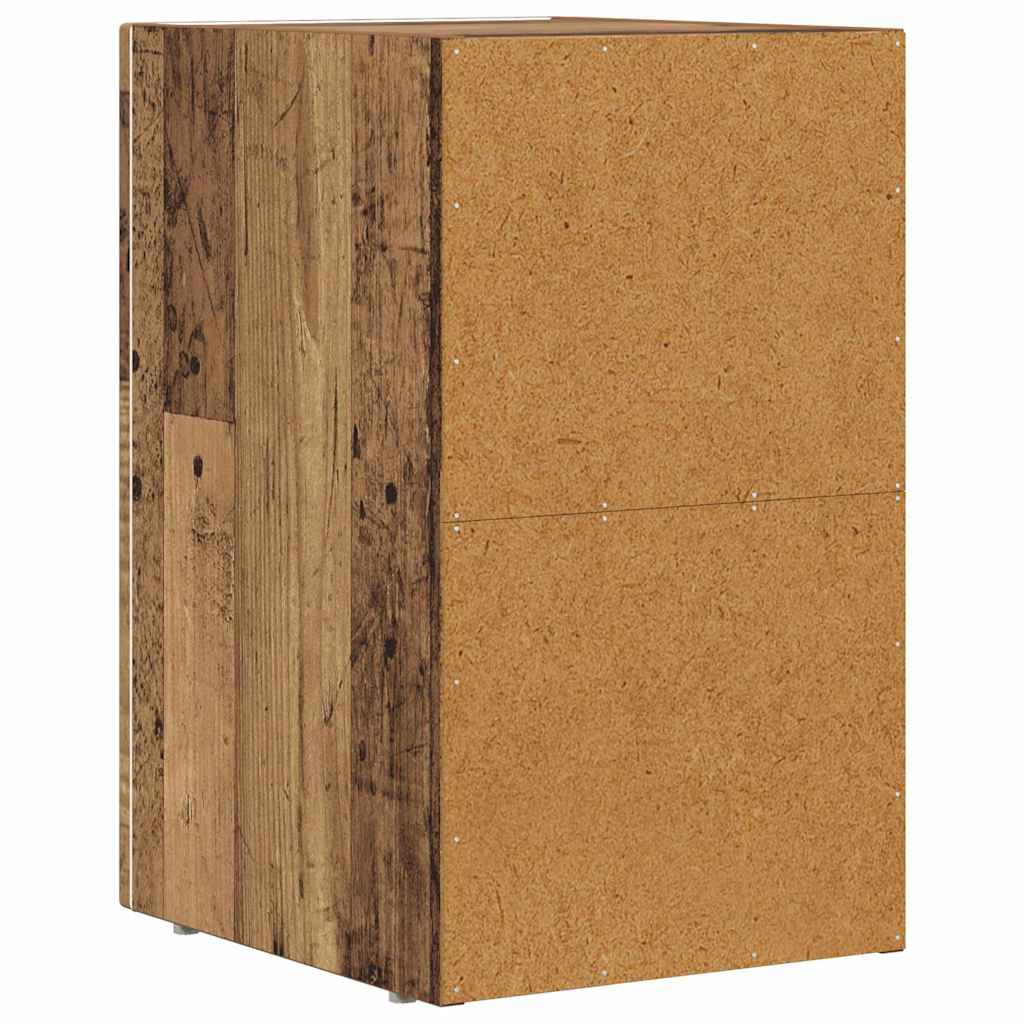 vidaXL Bedside Table ELST Old Wood 29.5 x 33.5 x 50 cm Engineered Wood 6